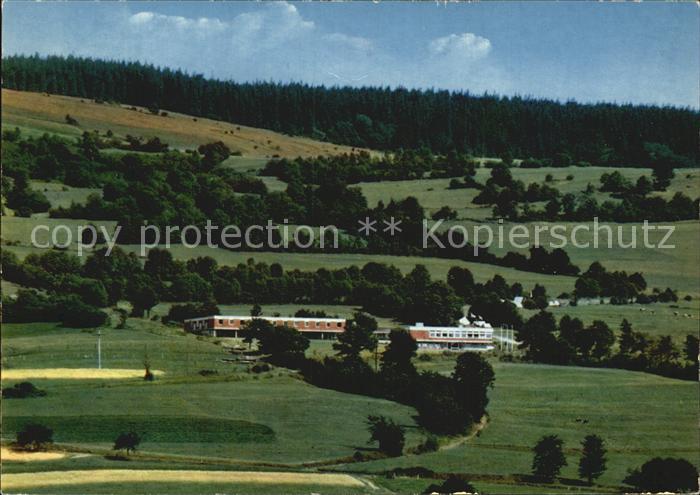 Hilders Rhoen Fliegeraufnahme Jugendherberge