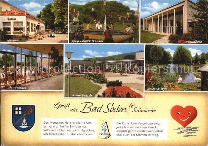 Bad Soden-Salmuenster Kurhaus Konzerthalle Heinrich Heine Brunnen