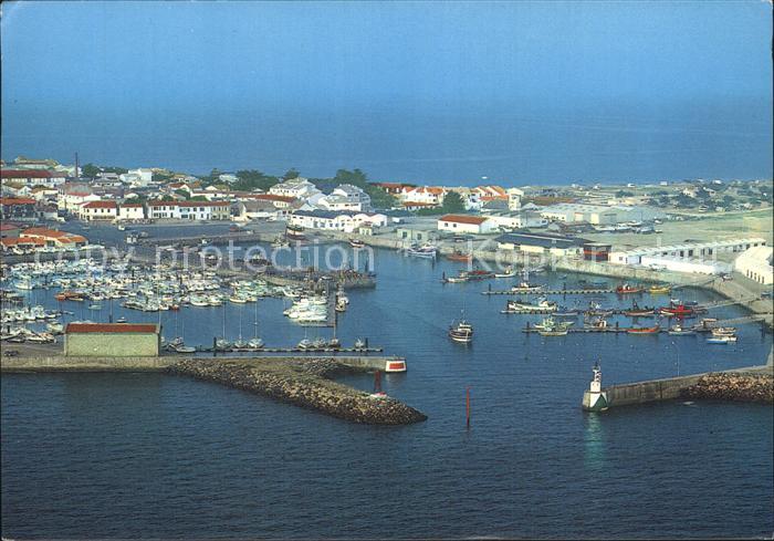 Ile de Noirmoutier Fliegeraufnahme Hafen