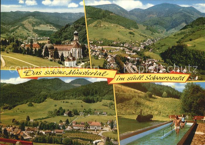 Muenstertal Schwarzwald Fliegeraufnahmen und Wassertretanlage