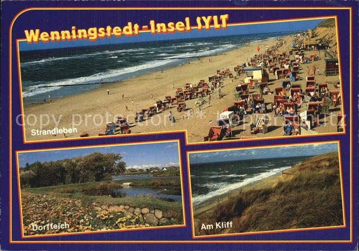 Wenningstedt Sylt Strand Kliff