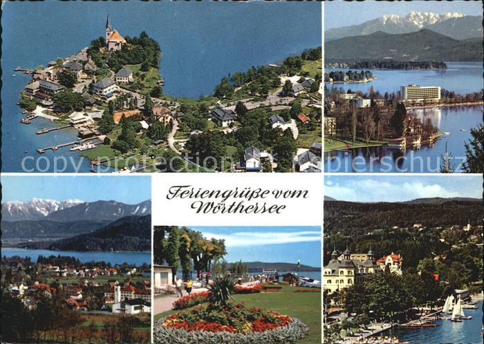 Woerthersee Fliegeraufnahmen Seepromenade