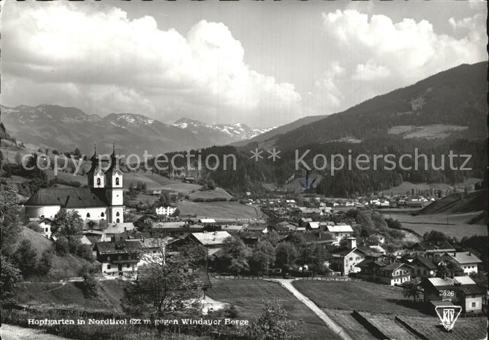 Hopfgarten Brixental mit Windauer Berge