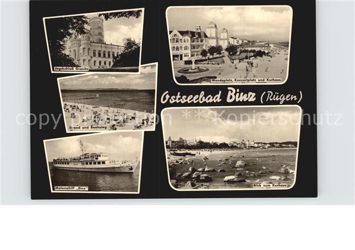 Binz Ruegen Strand Jagdschloss-Granitz Konzertplaz  Kurhaus