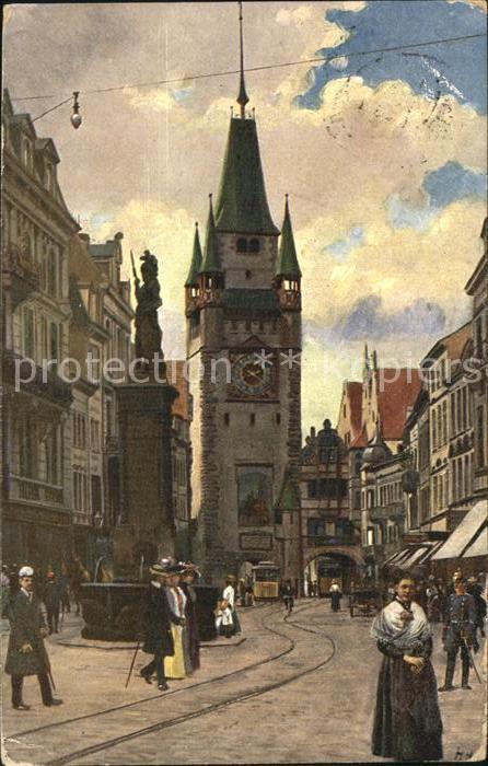 Hoffmann Heinrich Freiburg im Breisgau Kaiserstrasse Martinstor