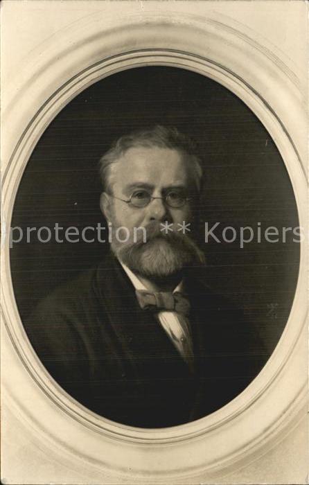 Persoenlichkeiten Fritz Reuter Gemaelde von Schloepke