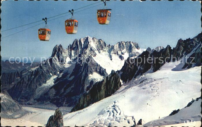 Seilbahn Aiguille du Midi Chamonix Mont Blanc