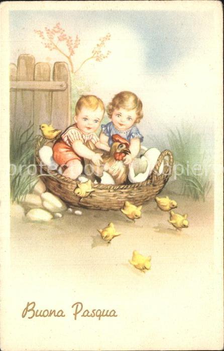 Ostern Easter Paques Kinder Kueken Huhn