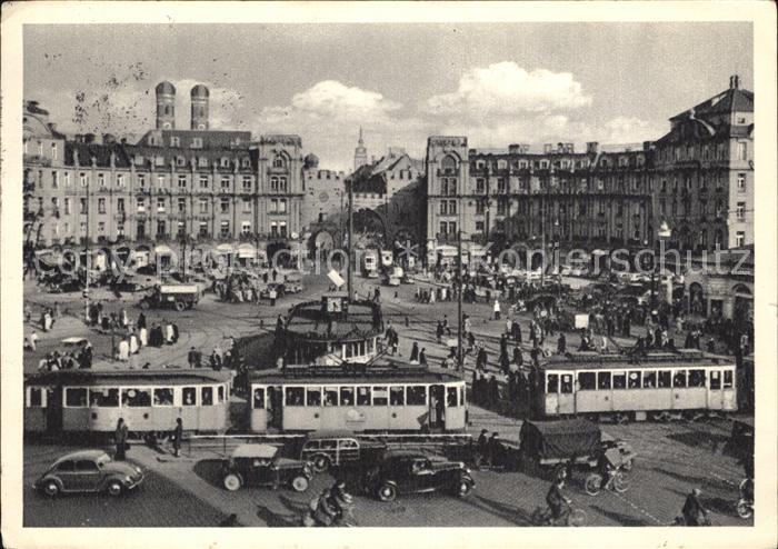 Strassenbahn Muenchen Karlsplatz Karlstor