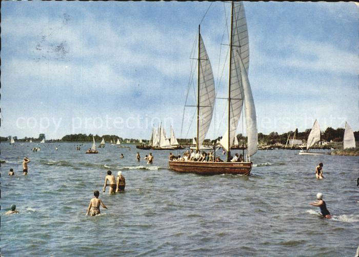 Segelboote Duemmersee