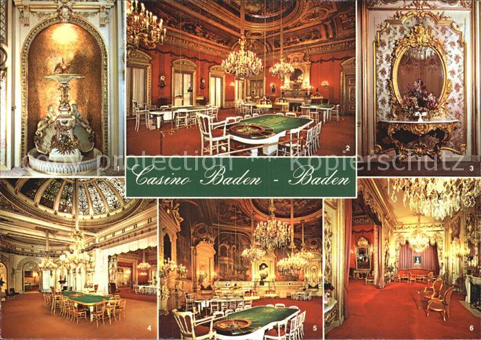 Casino Spielbank Baden-Baden Roter Saal Wintergarten Florentiner Saal