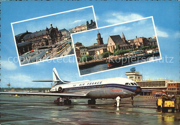Flugzeuge Zivil Air France Frankfurt am Main Flughafen Rhein-Main