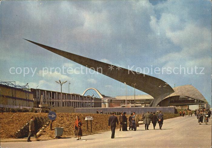 Exposition Universelle Bruxelles 1958 Fleche du Genie Civil