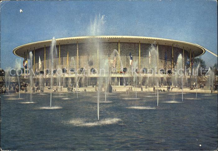 Exposition Universelle Bruxelles 1958 Pavillon des Etats-Unis