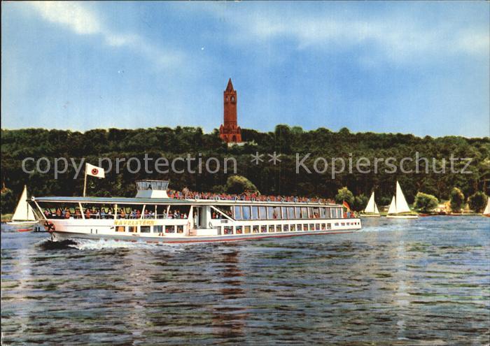 Motorschiffe Havelstern Berlin Gruenewaldturm