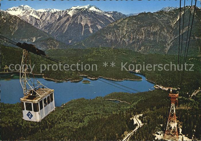 Seilbahn Bayrische Zugspitzseilbahn Eibsee Zugspitze