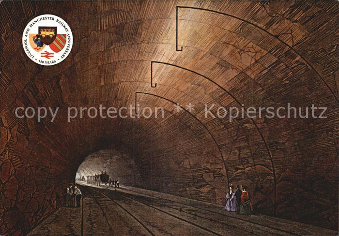 Eisenbahn Liverpool and Manchester Railway Wapping Tunnel