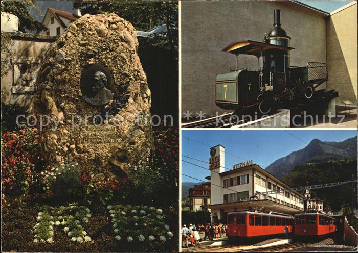 Zahnradbahn Vitznau-Rigi-Bahn Niklas Riggenbach Gra