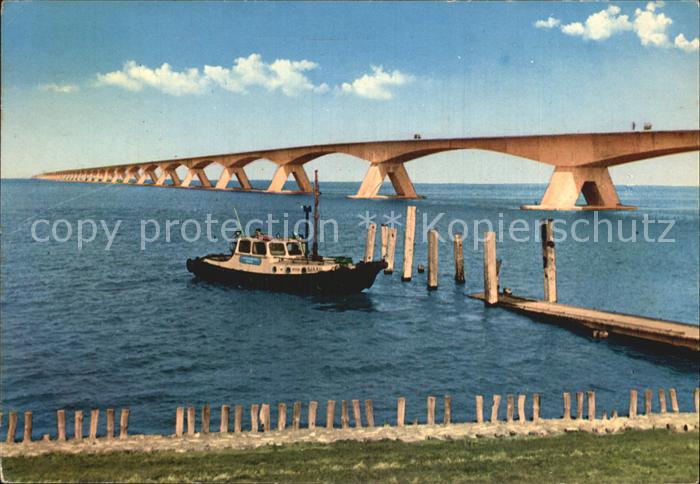 Bruecken Bridges Ponts Zeelandbrug Noord Beveland Schouwen Duiveland