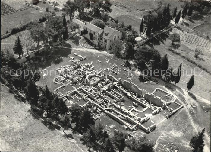 Solin Salona Manastirine Fliegeraufnahme