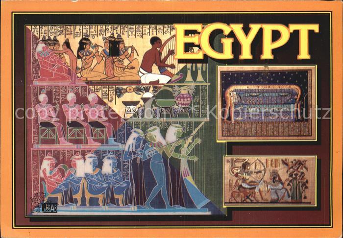 aegypten Wedding Aniversary Coddess Nut Tutankhamen hunting birds