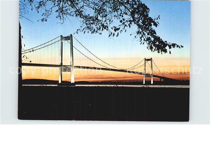 Bruecken Bridges Ponts Lillebaeltsbro Sonnenuntergang