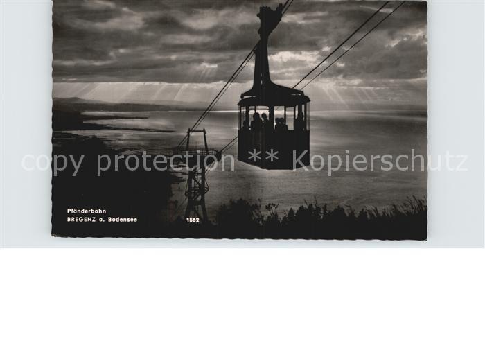 Seilbahn Pfaenderbahn Bregenz Bodensee