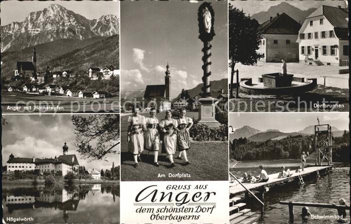 Anger Chiemgau Hochstaufen Brunnen Hoegelwoerth
