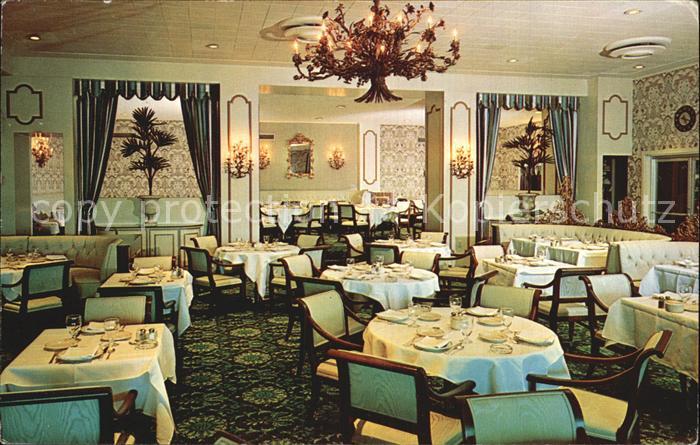 Houston  Texas USA Pavilion at the Shamrock Hilton Dining room