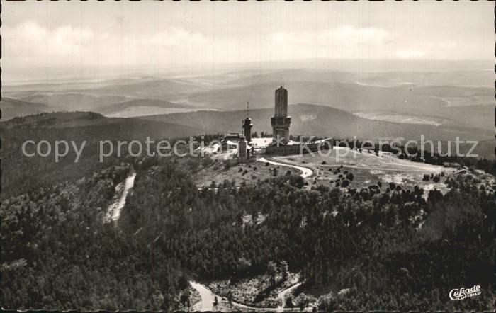 Grosser Feldberg Taunus Fernmeldeanlagen Fliegeraufnahme