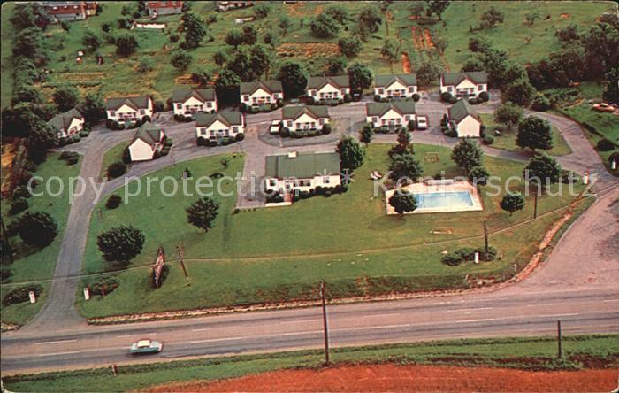 Waynesboro Virginia Allstate Motor Court Air view