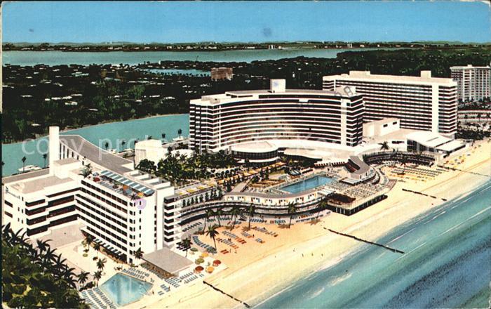 Miami Beach Fontainebleau Hotels Air view