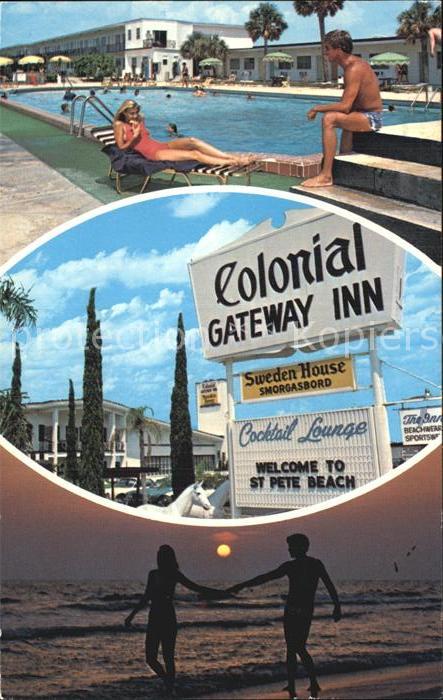 Saint Pete Beach Colonial Gateway Inn Swimmingpool Strand