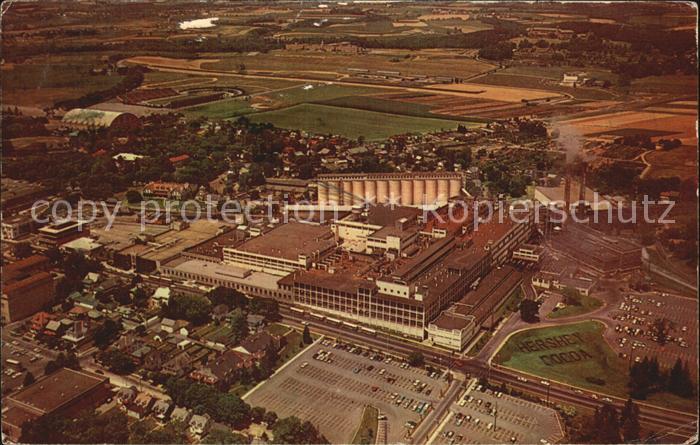 Hershey Pennsylvania Hershey Foods Corporation Air view