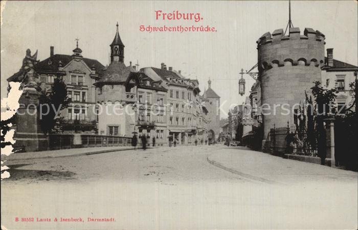 Freiburg Breisgau Schwabentorbruecke