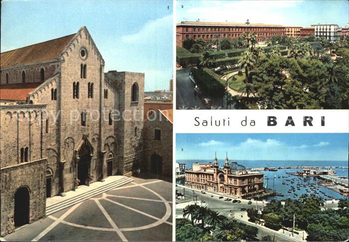 Bari Puglia Basilica di S Nicola Piazza Umberto e Universita Teatro Margherita