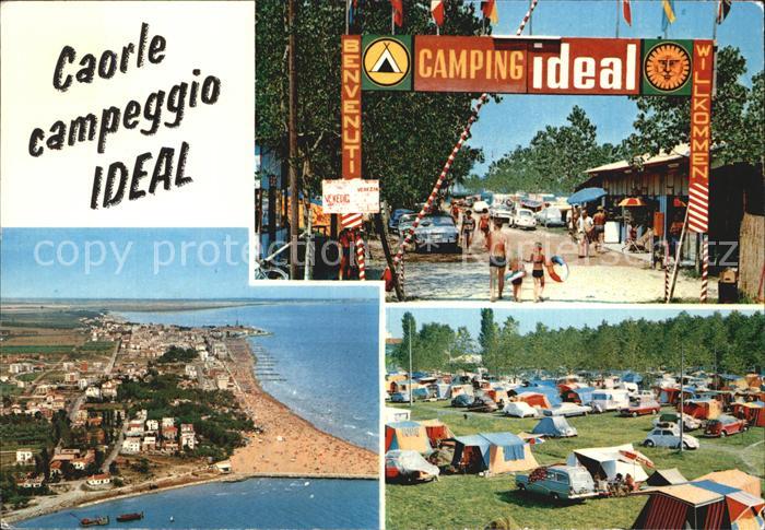 Caorle Venezia Camping ideal Fliegeraufnahme