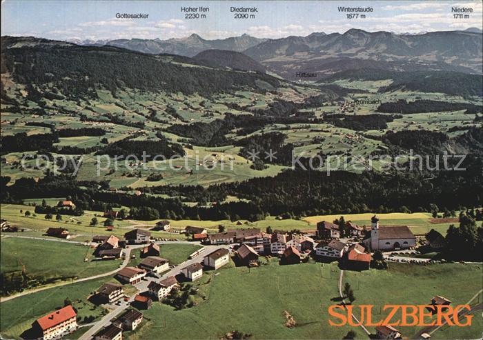 Sulzberg Vorarlberg Fliegeraufnahme