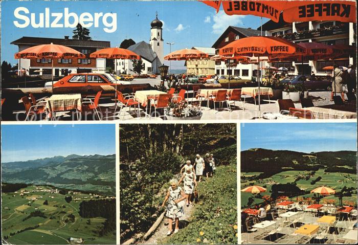 Sulzberg Vorarlberg Strassencafe Panorama Waldweg Terrasse