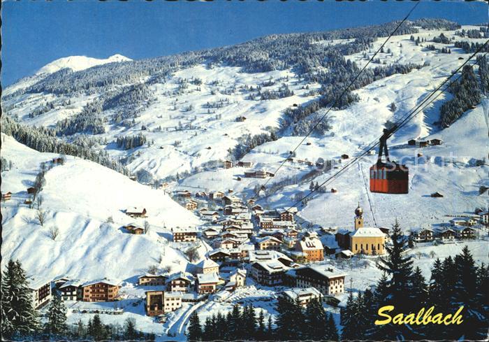 Saalbach-Hinterglemm mit Schattenbergseilbahn Kohlmaiskopf und Spielberghorn
