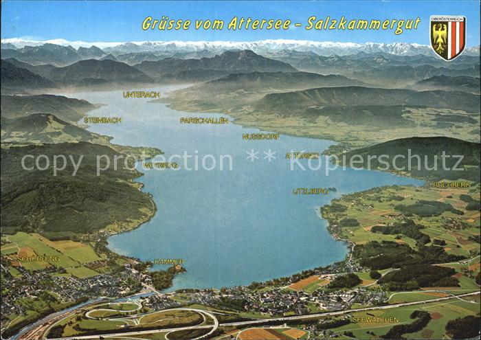 Attersee Fliegeraufnahme