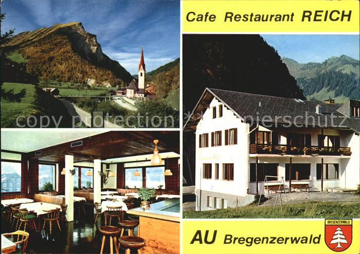Au Bregenzerwald Cafe Restaurant Reich Gaststube Bar Teilansicht