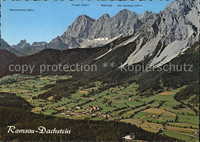 Ramsau Dachstein Steiermark Fliegeraufnahme