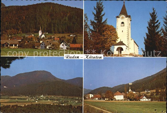 Ruden Teilansicht Kirche Panorama