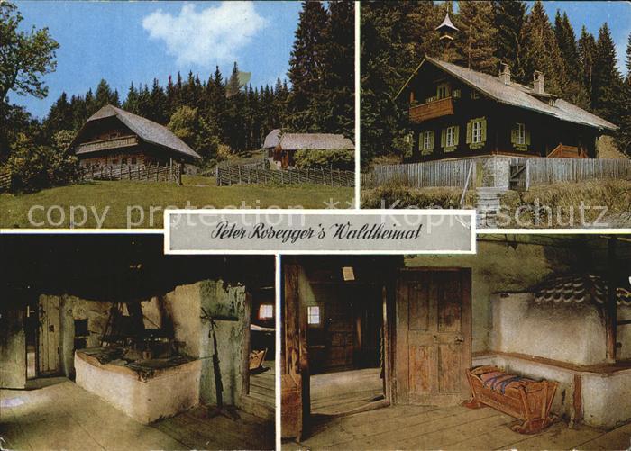 Alpl Peter Roseggers Geburtshaus Feuerstelle Krippe Ofen