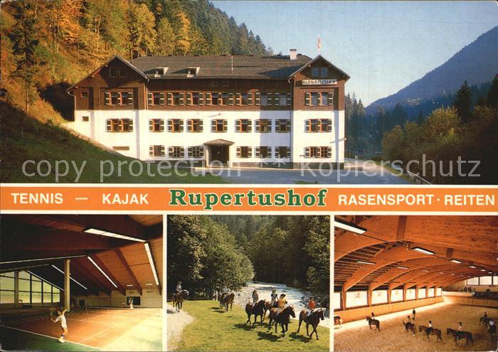 Abtenau Jugendsportzentrum Rupertushof Tennis Reiten Halle