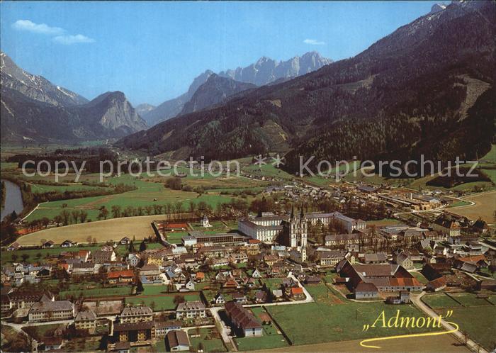 Admont Steiermark Fliegeraufnahme
