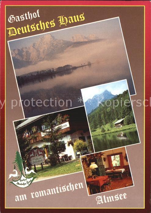 Almsee Gasthof Deutsches Haus Seepanorama Gastrau