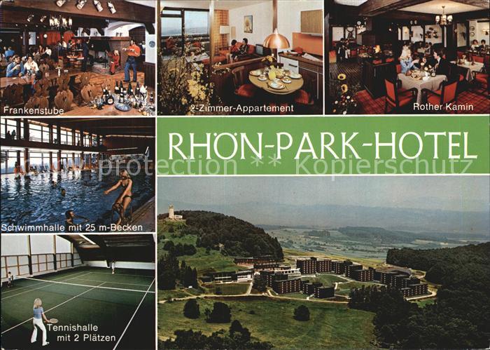 Hausen Rhoen Rhoen Park Hotel Frankenstube Appartement Rother Kamin Schwimmhalle