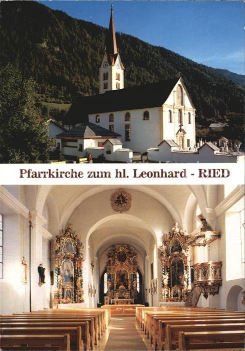 Ried Oberinntal Pfarrkirche zum Hl Leonhard Inneres